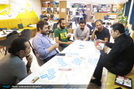 سومین جلسه منتورینگ و مشاوره اولین رویداد طراحی بازی‌های ریلی