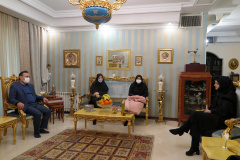 دیدار با خانواده شهید مدافع سلامت محمود ایروانی