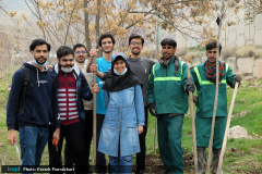 آیین کاشت نهال به یاد شهدای مدافع سلامت