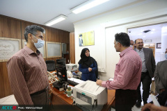 بازدید دکتر روح‌الله دهقانی فیروزآبادی رییس جدید جهاددانشگاهی از بخش های مختلف معاونت فرهنگی