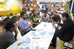 سومین جلسه منتورینگ و مشاوره اولین رویداد طراحی بازی‌های ریلی